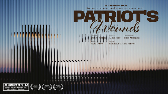 Videohive Glass Cinematic Title Titles template preview
