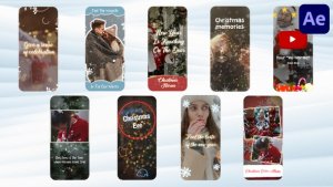 Christmas Stories | After Effects Video Displays template preview