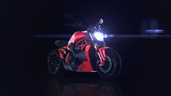 Videohive Motorcycle Reveal Logo Stings template preview
