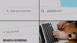 Videohive Search Screens Elements template preview
