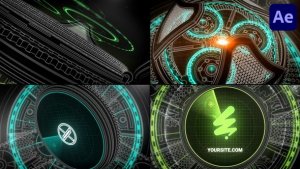 Videohive Gear Logo for After Effects 54630524 Logo Stings template preview