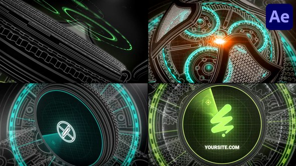 Videohive Gear Logo for After Effects 54630524 Logo Stings template preview