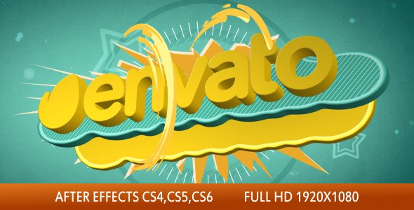 Spring 3D Titles Logo Opener Video Displays template preview