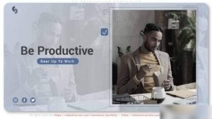 Videohive Be Productive. Life Balance Portfolio Openers template preview