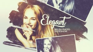 Videohive Elegant Brush Photo Slideshow Openers template preview