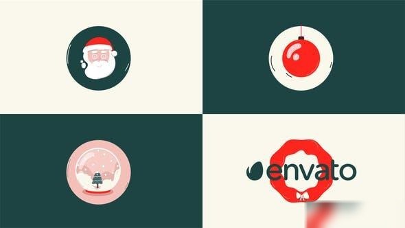 Videohive Christmas Logo Reveal 35320911 Openers template preview