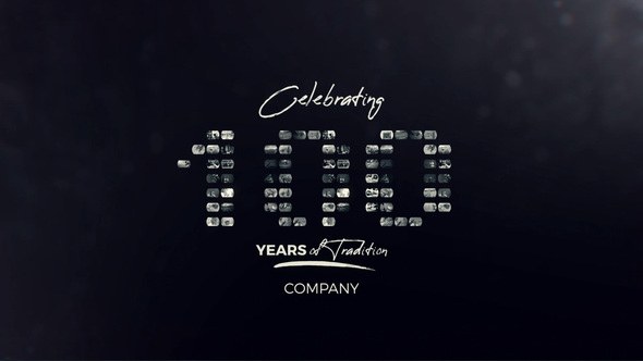 Videohive Mosaic Words Video Displays template preview