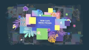 New Cafe Menu Promo/ Restaurant Video Wall/ Instafood/ Food Blog/ Kids Party/ Modern Display/ Bar Video Displays template preview