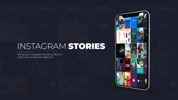 Instagram Stories Video Displays template preview