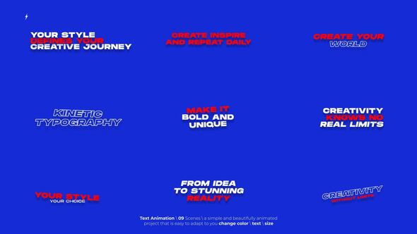 Videohive Text Animation 7.0 | After Effects Titles template preview