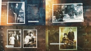 Videohive Documentary Archive History Video Displays template preview