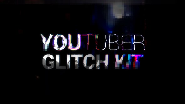 Videohive YouTuber Kit | Glitch Broadcast-packages template preview