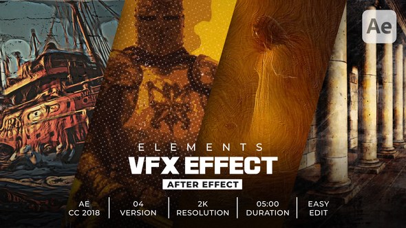 Cinematic Effects Elements template preview