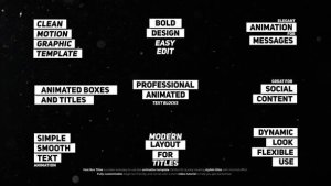 Videohive Fast Box Titles  AE Titles template preview