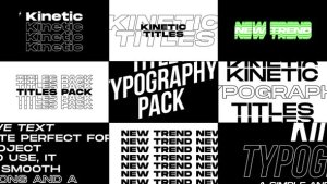 Videohive Kinetic Typography | After Effects 55654609 Titles template preview