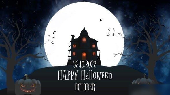 Videohive Happy Halloween Intro 40414673 Openers template preview
