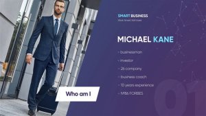 Smart Business Slideshow Premiere Pro template preview