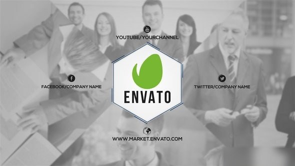 Videohive Elegant Corporate Presentation Video Displays template preview