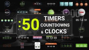 Videohive Timers And Clocks Pack Elements template preview