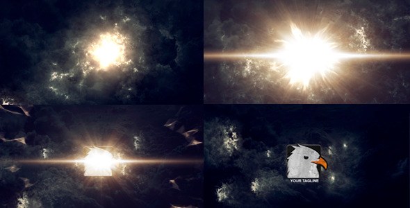 Dark Cinematic Opener Video Displays template preview