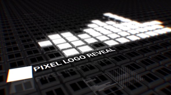 Videohive Pixel Logo Logo Stings template preview