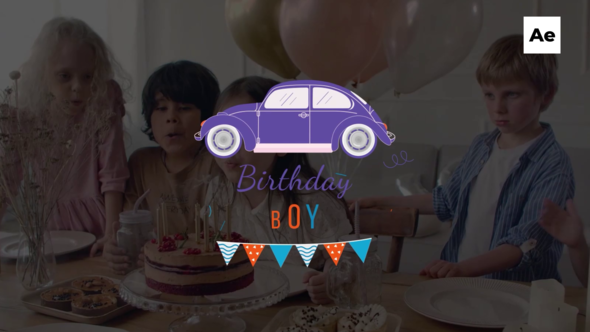 Videohive Happy Birthday Titles Titles template preview