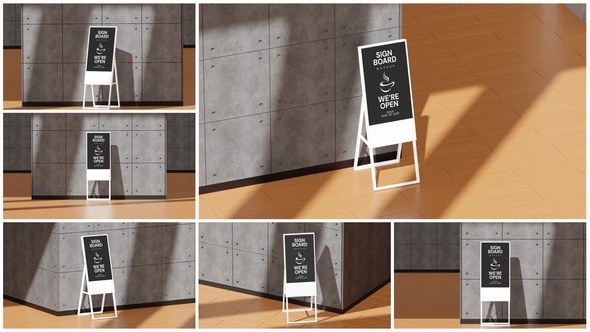 Videohive Sign Mockup Product Promo template preview