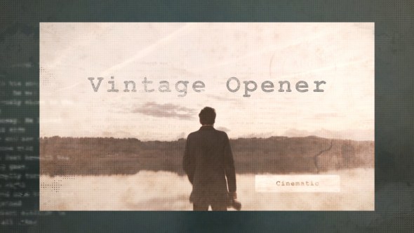 Videohive Vintage Opener 14666032 Openers template preview