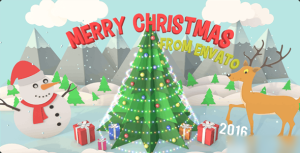 Videohive Christmas Pop Up Card Openers template preview