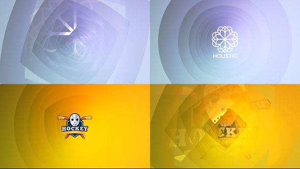 Videohive Elegant Clean or Glitch Logo Intro Logo Stings template preview