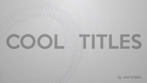 Videohive Cool Titles 20358498 Titles template preview