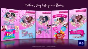 Videohive MotherвЂ™s day Instagram Stories Openers template preview