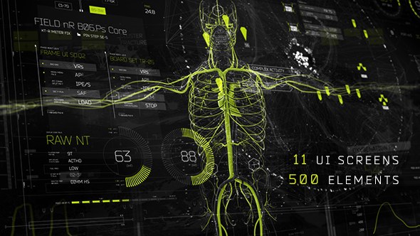 HUD Rise UI [500+] Video Displays template preview
