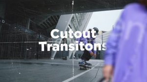 Cutout Transitions | MOGRT Premiere Pro template preview