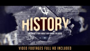 Videohive History Trailer + Video Footages Video Displays template preview