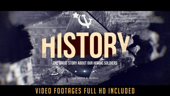 Videohive History Trailer + Video Footages Video Displays template preview