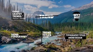 Videohive Trend Titles | After Effects Titles template preview