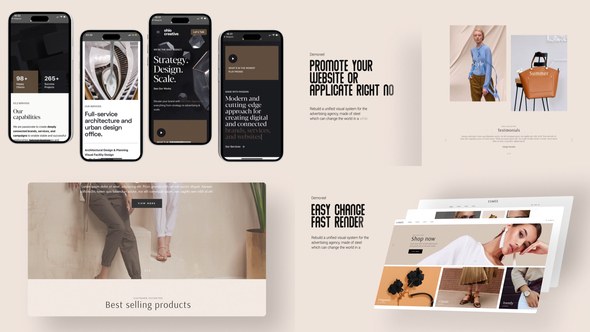 Videohive Clean Website Promo 53822551 Product Promo template preview