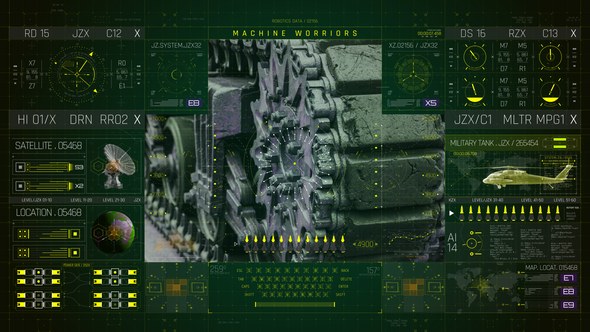 Videohive HUD PRO Machine Elements template preview