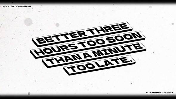 Videohive 3D Box Animation | AE Titles template preview