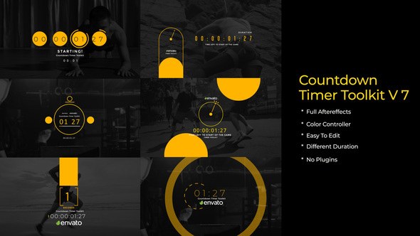 Videohive Countdown Timer Toolkit V7 Elements template preview