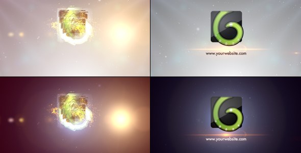 Videohive Glass Logo Form Logo Stings template preview