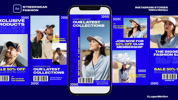 Videohive Cyber Fashion Product Promo template preview
