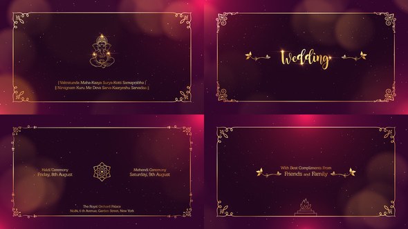 Videohive Indian Wedding Invitation 58918017 Openers template preview