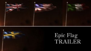Videohive Epic Flag Trailer Video Displays template preview