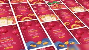 Videohive Chines New Years Instagram Story Video Displays template preview