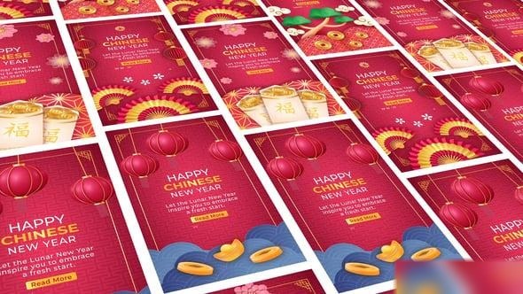 Videohive Chines New Years Instagram Story