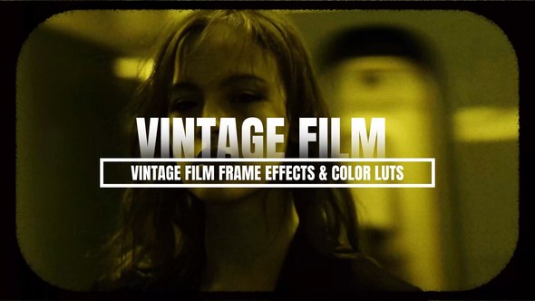 Videohive Vintage Film Frame Effects & Color Luts Elements template preview