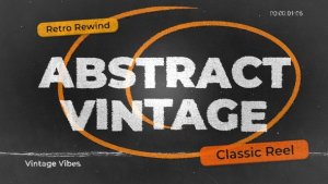 Videohive Retro Aesthetic Slides Titles template preview
