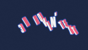 Videohive 3D Movin' Text Titles template preview